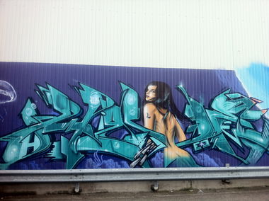 Graffiti Wall - Photo by ENOD8