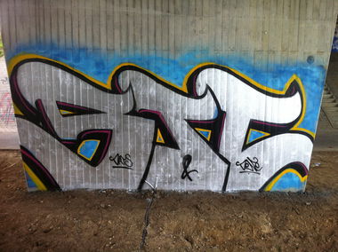 Graffiti Bombing - Photo by ENOD8 - STC, Str8 (2013)