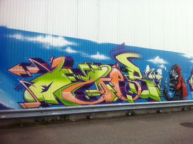 Graffiti Wall - Photo by ENOD8