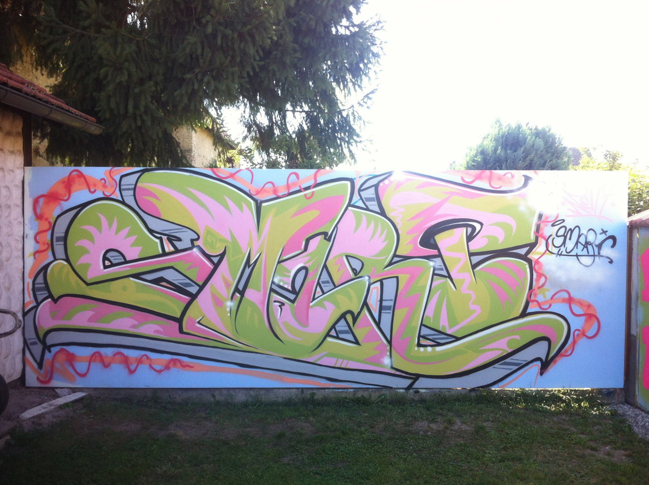 Graffiti Wall - Photo by ENOD8 - Smart (2013)