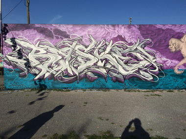 Graffiti Wall - Photo by ENOD8 - Baske