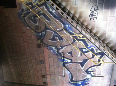 Graffiti Wall - Photo by ENOD8 - BUMS, Beat