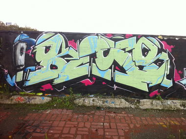 Graffiti Wall - Photo by ENOD8 - BESI, Besic, Besiq (2014)