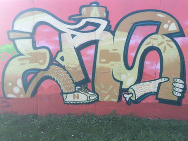 Graffiti Wall - Photo by ENOD8 - Ens