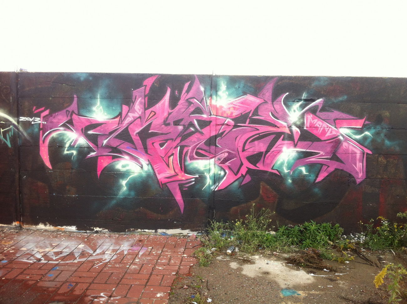 Graffiti Wall - Photo by ENOD8 - Core (2014)