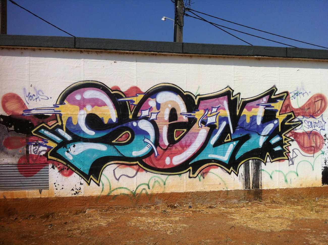 Graffiti Wall - Photo by ENOD8