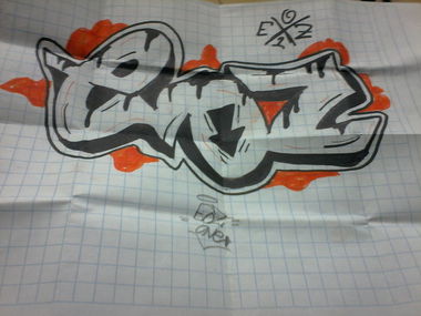 Graffiti Sketch - Photo by EOZ1 - Eoz, 1 (2015)