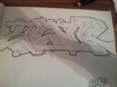 Graffiti Sketch - Photo by EPSORfcc - EPSOR, SAIR4 (2013)