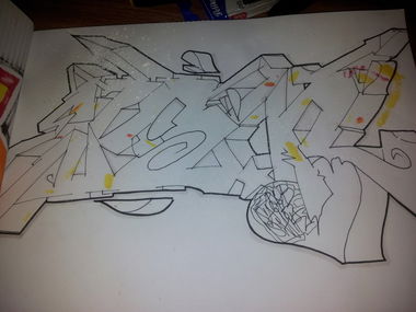 Graffiti Sketch - Photo by EPSORfcc - EPSOR