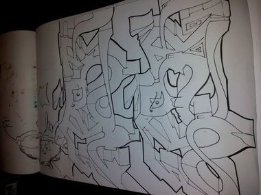 Graffiti Sketch - Photo by EPSORfcc - Epsor