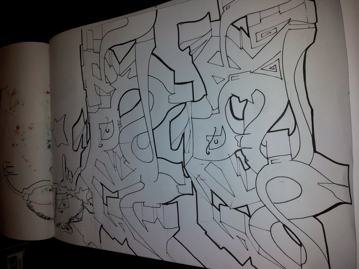 Graffiti Sketch - Photo by EPSORfcc - Epsor