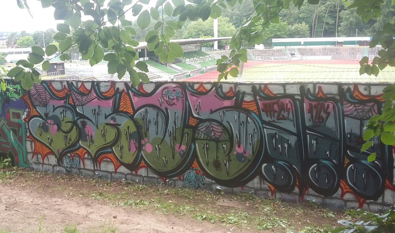 Graffiti Wall - Photo by ERAS43 - Eras43, HFC, OTS (2016)