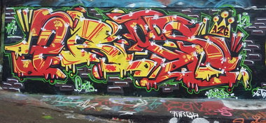 Graffiti Wall - Photo by ERAS43 - ERASER, HFC, 126 (2015)