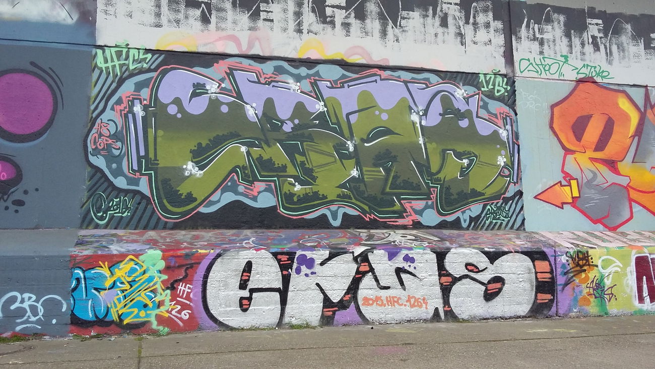 Graffiti Wall in Saarbrücken  - Photo by ERAS43 - ERAS43, HFC, OTS (2016)
