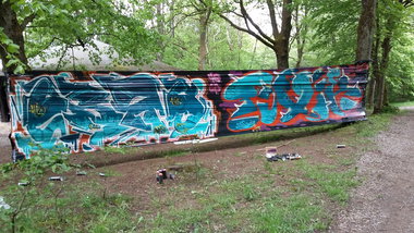Graffiti Wall - Photo by ERAS43 - Eras43, HFC, 126KRU (2016)