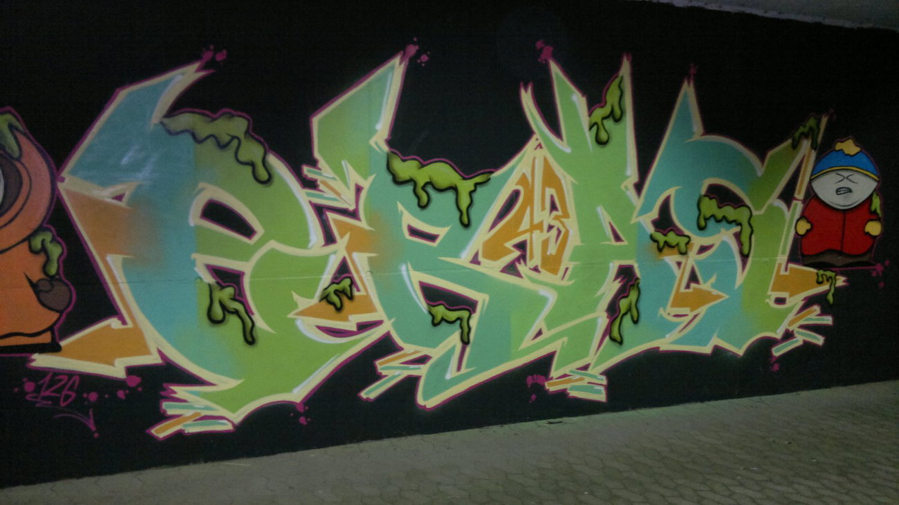 Graffiti Wall - Photo by ERAS43