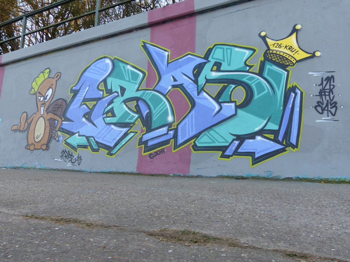 Graffiti Wall - Photo by ERAS43 - ERAS, 43, 126 (2014)