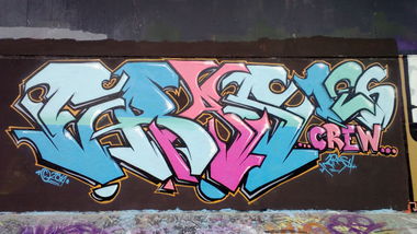 Graffiti Wall in Saarbrücken - Photo by ERAS43 - ERAS, 43, 126 (2014)