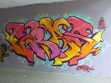 Graffiti Wall - Photo by ERAS43 - ERAS, 126, CREW (2014)