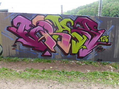 Graffiti Wall in Homburg - Photo by ERAS43 - ERAS, 43, 126 (2014)