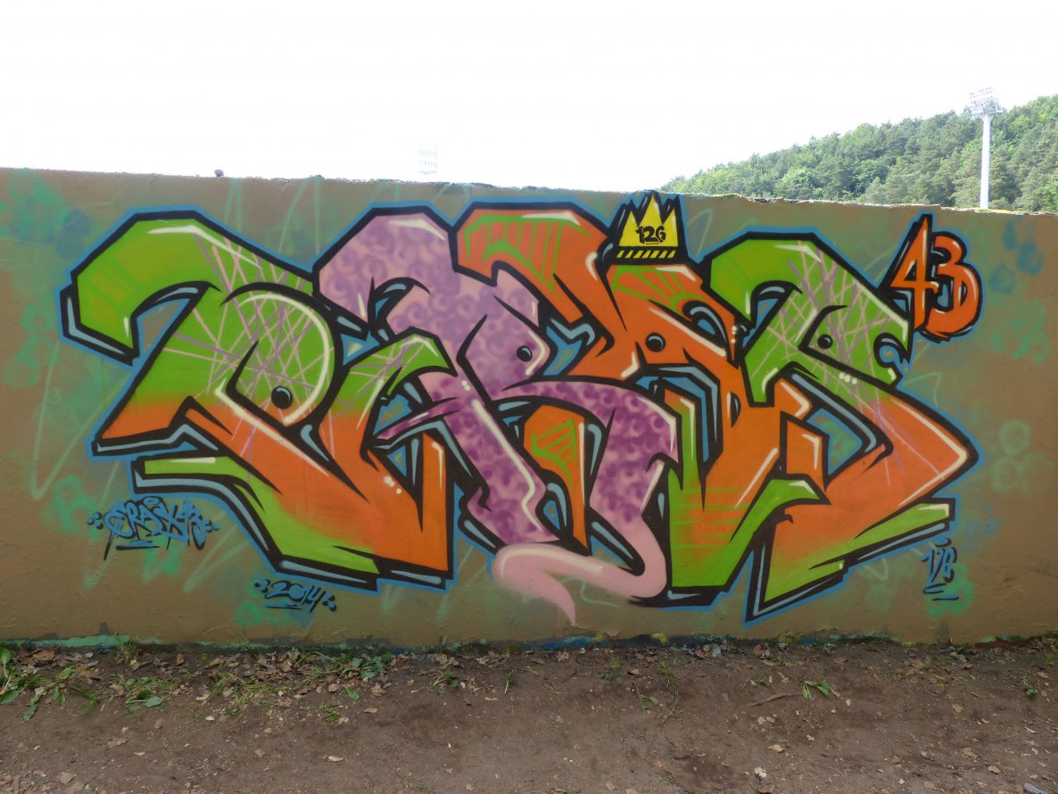 Graffiti Wall - Photo by ERAS43 - ERAS, 43, HFC (2014)