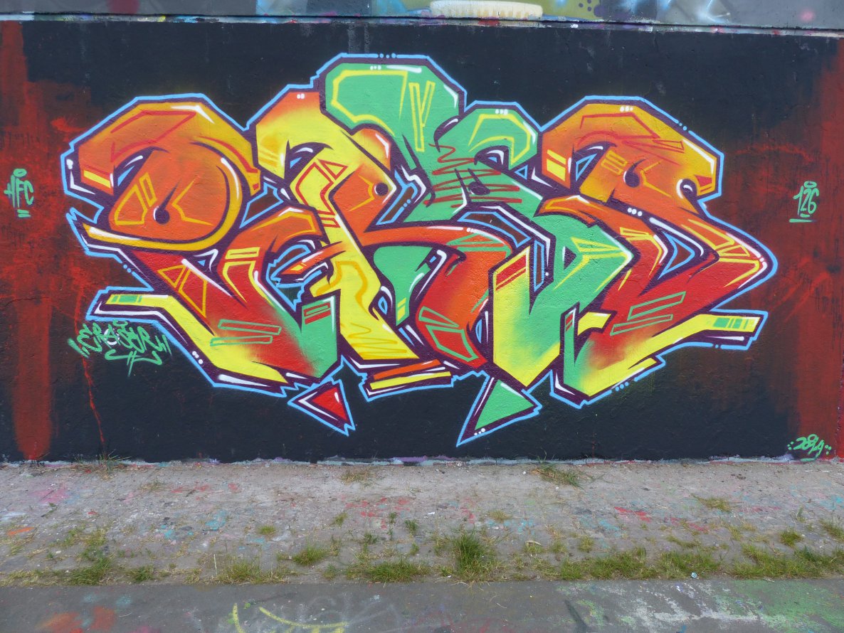 Graffiti Wall in Saarbrücken - Photo by ERAS43 - ERAS, 43, HFC (2014)