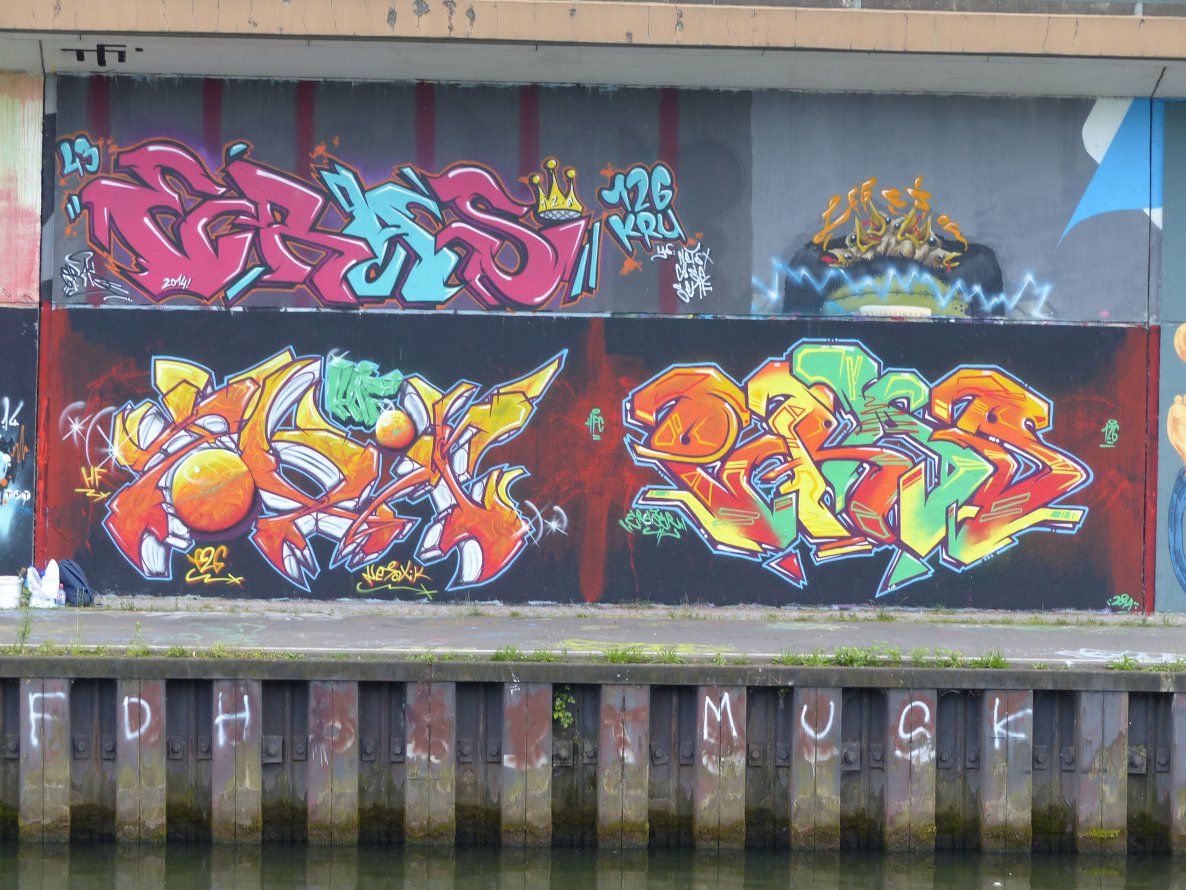 Graffiti Wall in Saarbrücken - Photo by ERAS43 - ERAS, 43, TOXIC (2014)