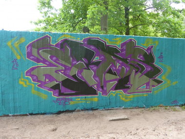 Graffiti Wall in Homburg - Photo by ERAS43 - ERAS, 43, HFC (2014)