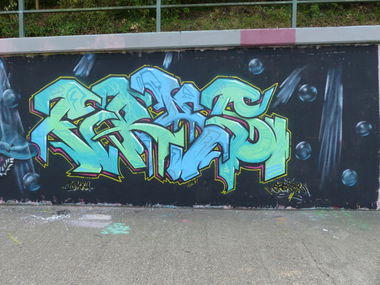 Graffiti Wall in Saarbrücken - Photo by ERAS43 - ERAS, 43, HFC (2014)