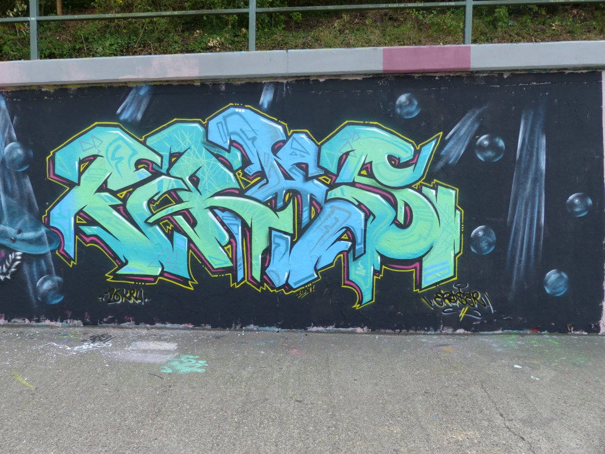 Graffiti Wall in Saarbrücken - Photo by ERAS43 - ERAS, 43, HFC (2014)