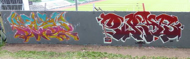 Graffiti Wall in Homburg - Photo by ERAS43 - NETOX, ERAS, 126 (2014)