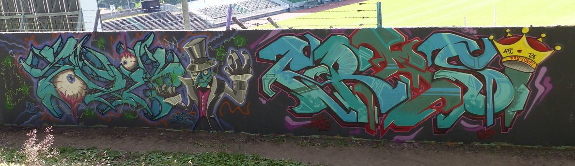Graffiti Wall in Homburg - Photo by ERAS43 - TOXIK, ERAS, 126 (2014)
