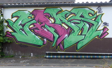Graffiti Wall - Photo by ERAS43 - ERAS, 126KRU, HFC (2014)