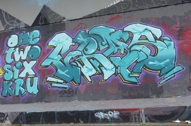 Graffiti Wall in Saarbrücken - Photo by ERAS43 - ERASER, 43, HFC (2014)