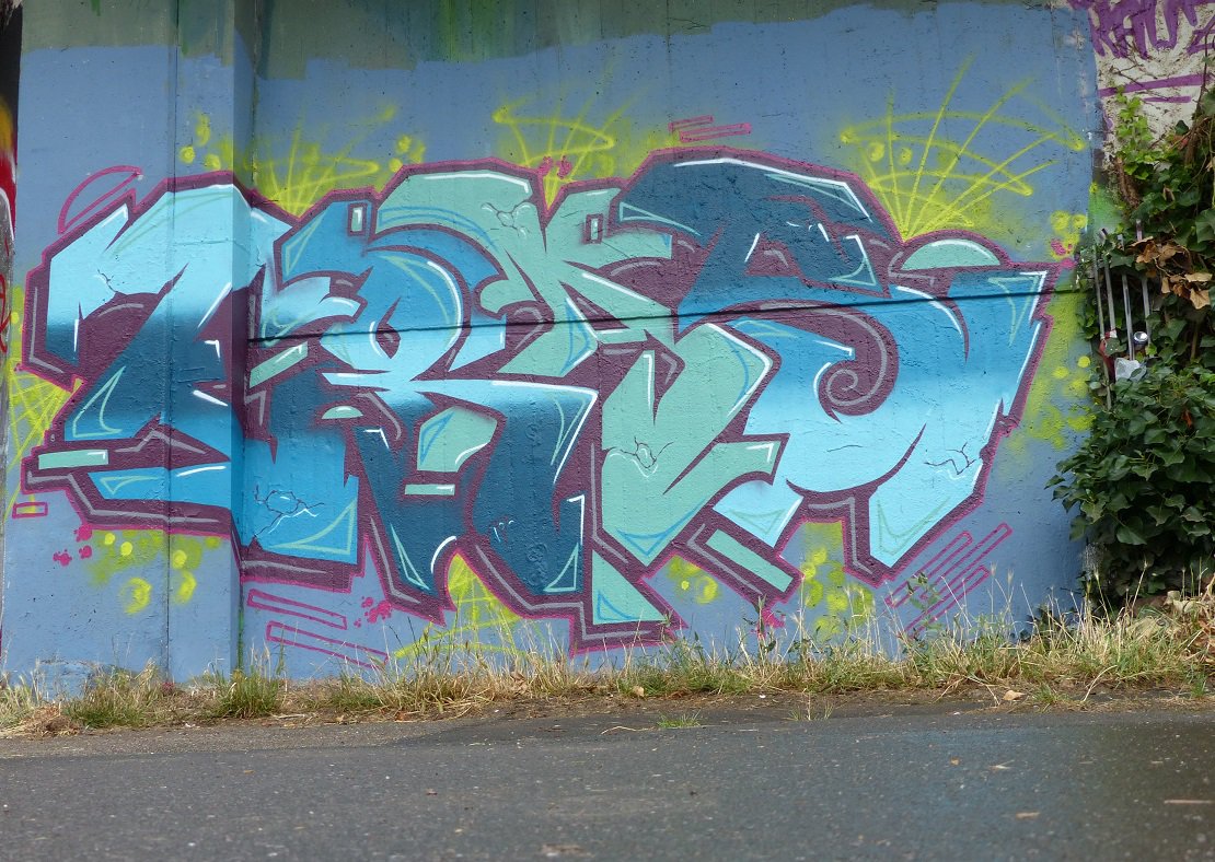 Graffiti Wall in Saarbrücken - Photo by ERAS43 - ERASER, 43, HFC (2014)