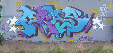 Graffiti Wall in Saarbrücken - Photo by ERAS43 - ERASER43, HFC, 126 (2014)