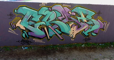 Graffiti Wall in Homburg - Photo by ERAS43 - ERASER, 43, HFC (2014)