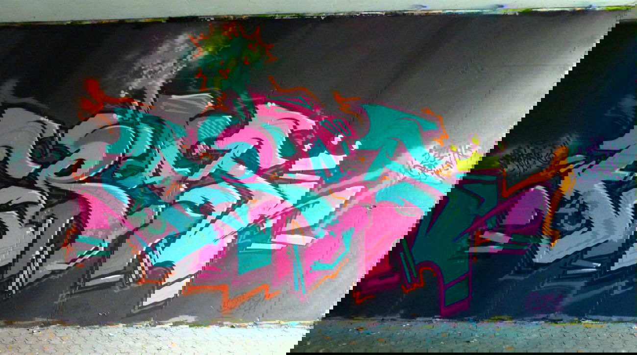 Graffiti Wall in Homburg - Photo by ERAS43 - ERASER, 43, HFC (2014)