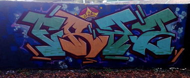 Graffiti Wall in Homburg - Photo by ERAS43 - ERAS, E43, HFC (2014)