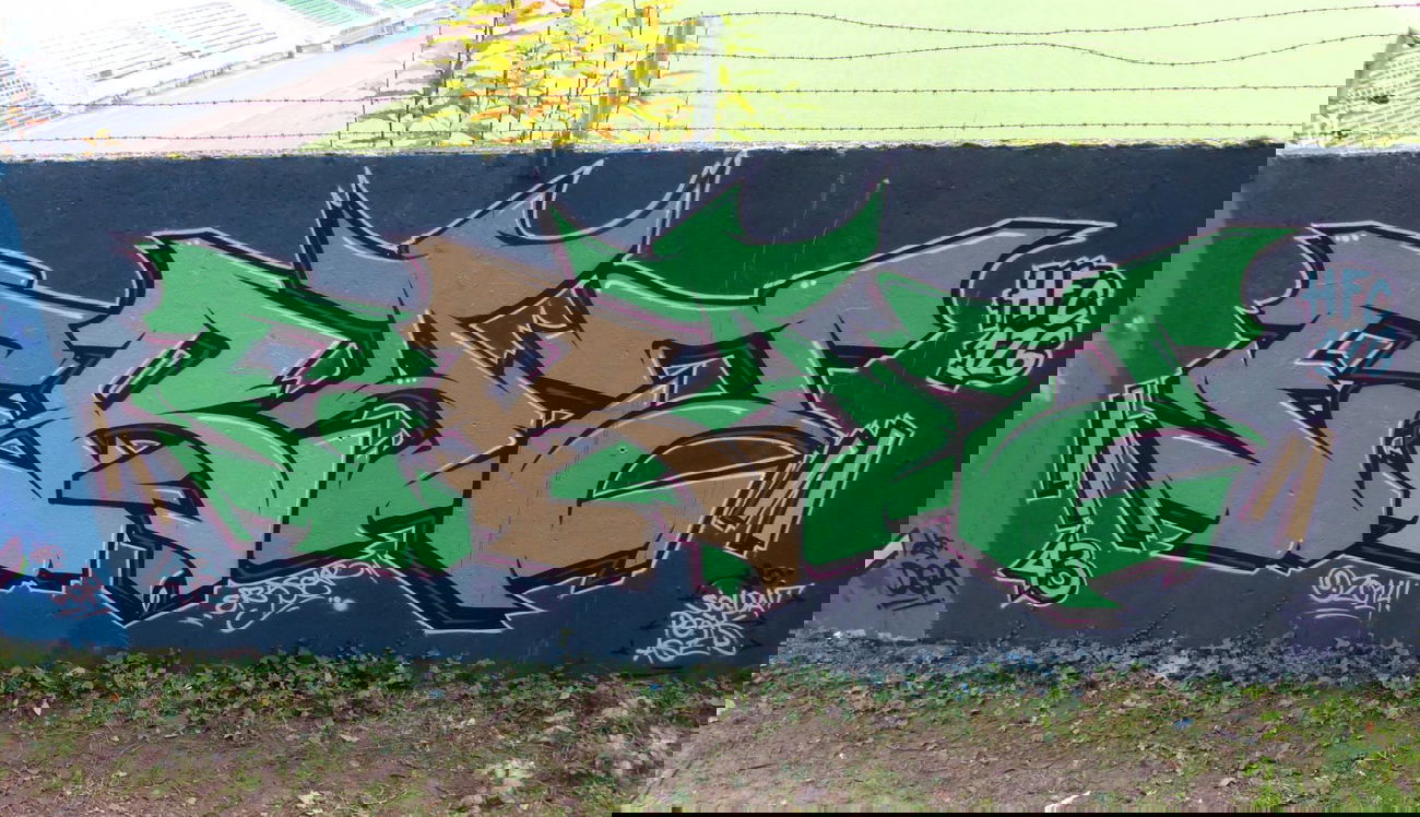 Graffiti Wall in Homburg - Photo by ERAS43 - ERAZER, 43, HFC (2014)