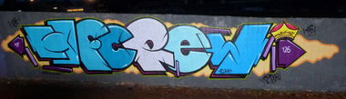 Graffiti Wall in Homburg - Photo by ERAS43 - Homburg's, Finest, Crew (2014)