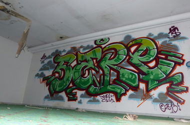 Graffiti Wall in Homburg - Photo by ERAS43 - SARE, HFC, 126 (2015)