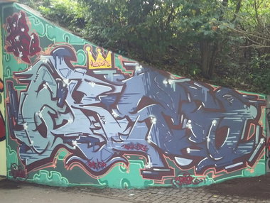 Graffiti Wall in Saarland  - Photo by ERAS43 - Eras43, HFC, OTS (2016)