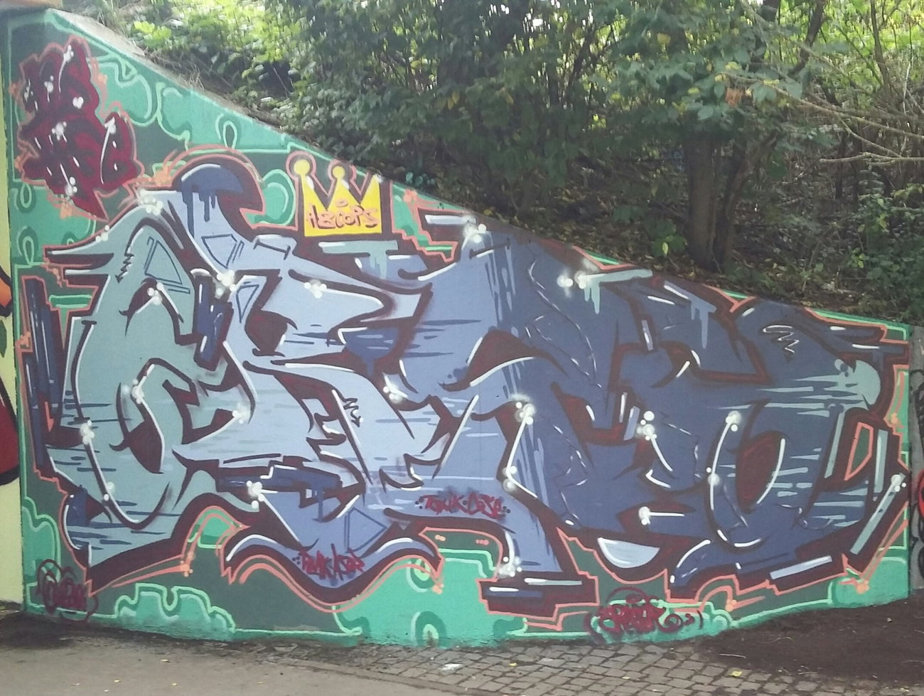 Graffiti Wall in Saarland  - Photo by ERAS43 - Eras43, HFC, OTS (2016)