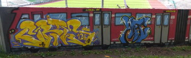 Graffiti Wall - Photo by ERAS43 - ERASER43, TOXIK, 126kru (2015)