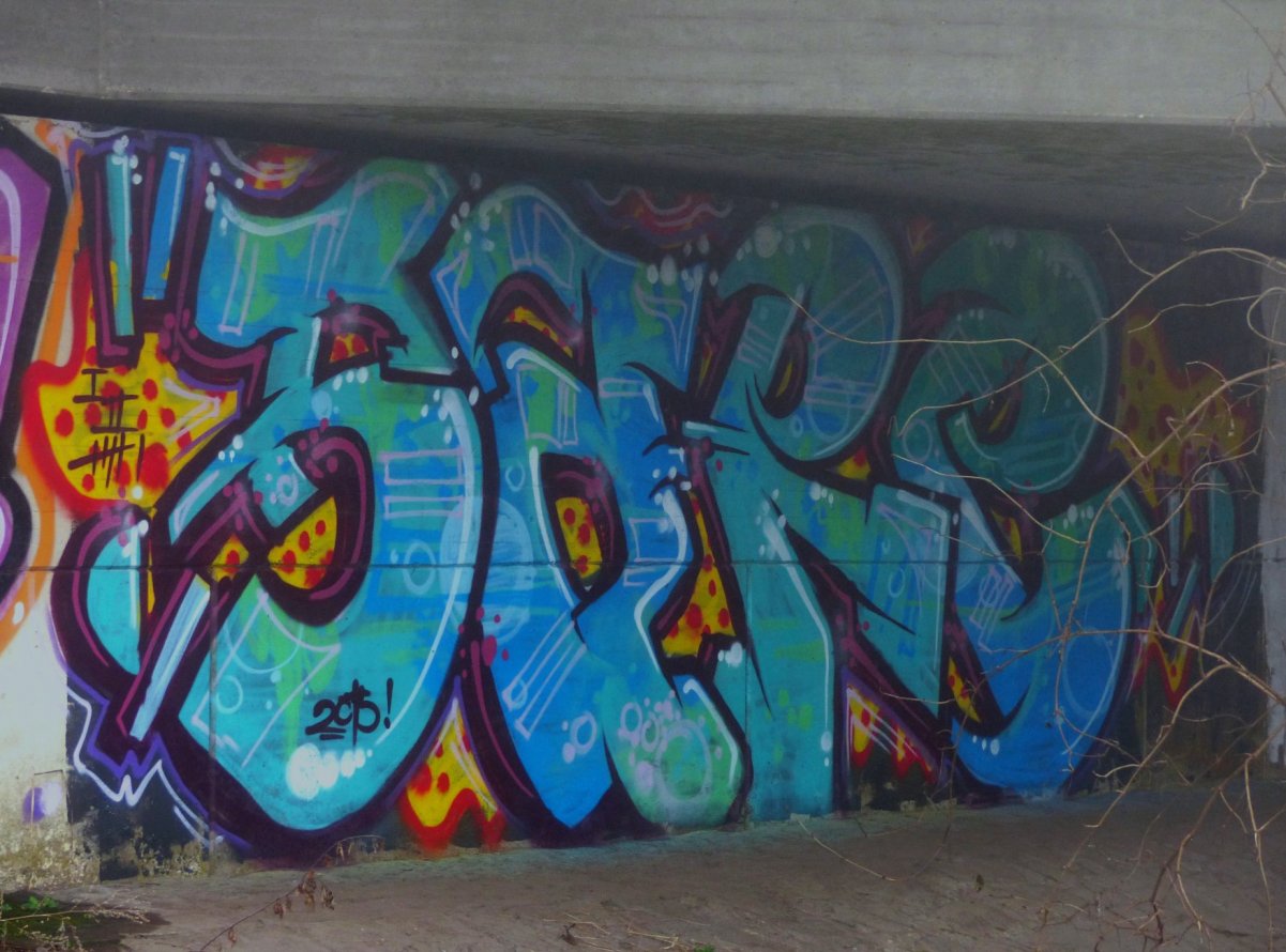 Graffiti Bombing in Saarpfalz-Kreis - Photo by ERAS43 - SARE (2015)