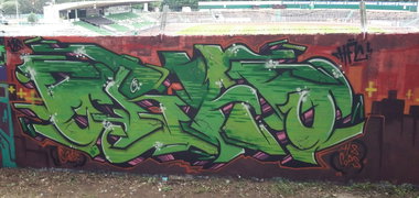 Graffiti Wall - Photo by ERAS43 - Eras43, HFC, OTS (2016)