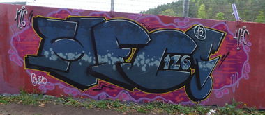 Graffiti Wall in Homburg - Photo by ERAS43 - HFC, 126, the (2015)