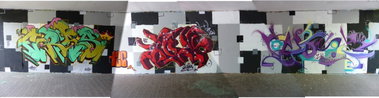 Graffiti Wall - Photo by ERAS43 - ERAS43, TOXIK, COSE41 (2014)