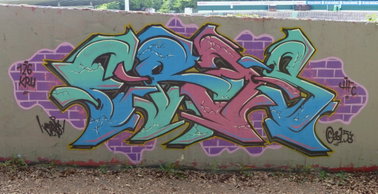Graffiti Wall - Photo by ERAS43 - ERASER43, 126KRU, HFC (2015)
